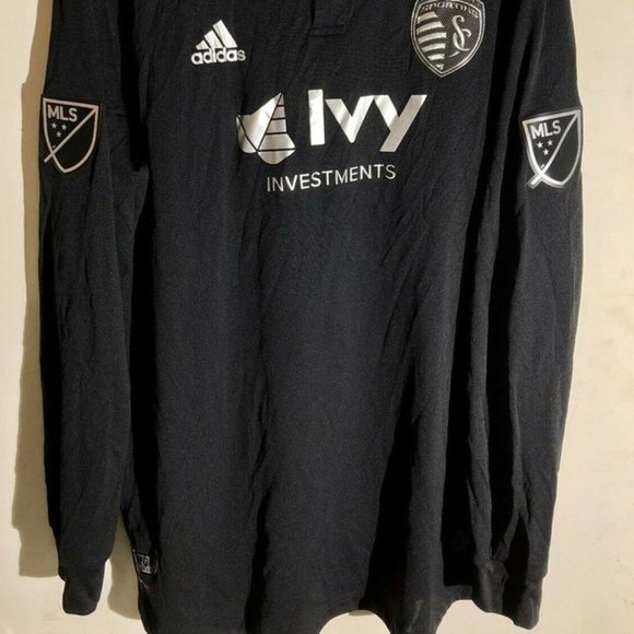 Adidas MLS SPORTING KC KANSAS CITY ONFIELD JERSEY Sz S,M,L,XL,2X New w tags Reta - Picture 5 of 5